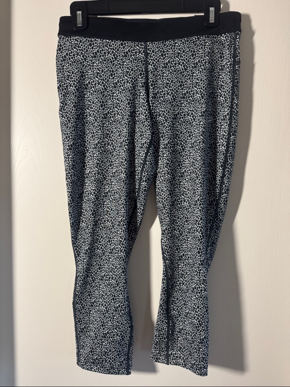 Nike Black & White Printed Leggings